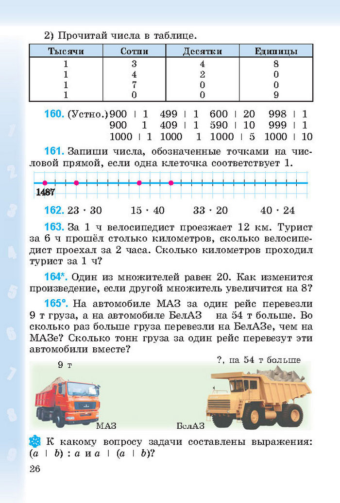 Математика 4 класс Богданович 2015 (Рус.)