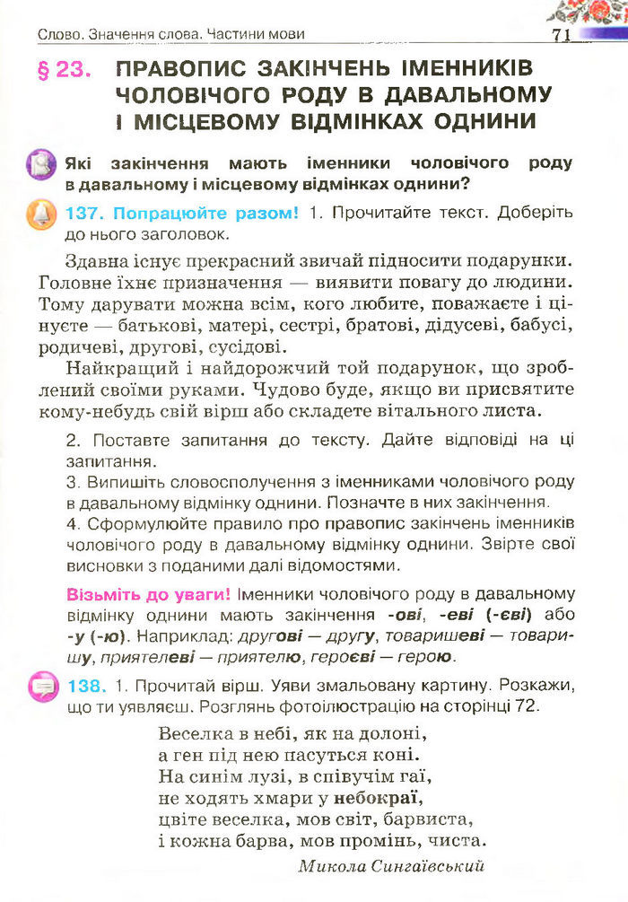 Підручник Українська мова 4 клас Вашуленко 2015