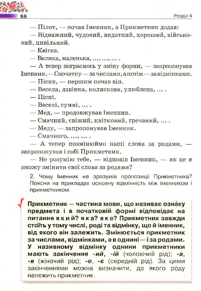 Підручник Українська мова 4 клас Вашуленко 2015