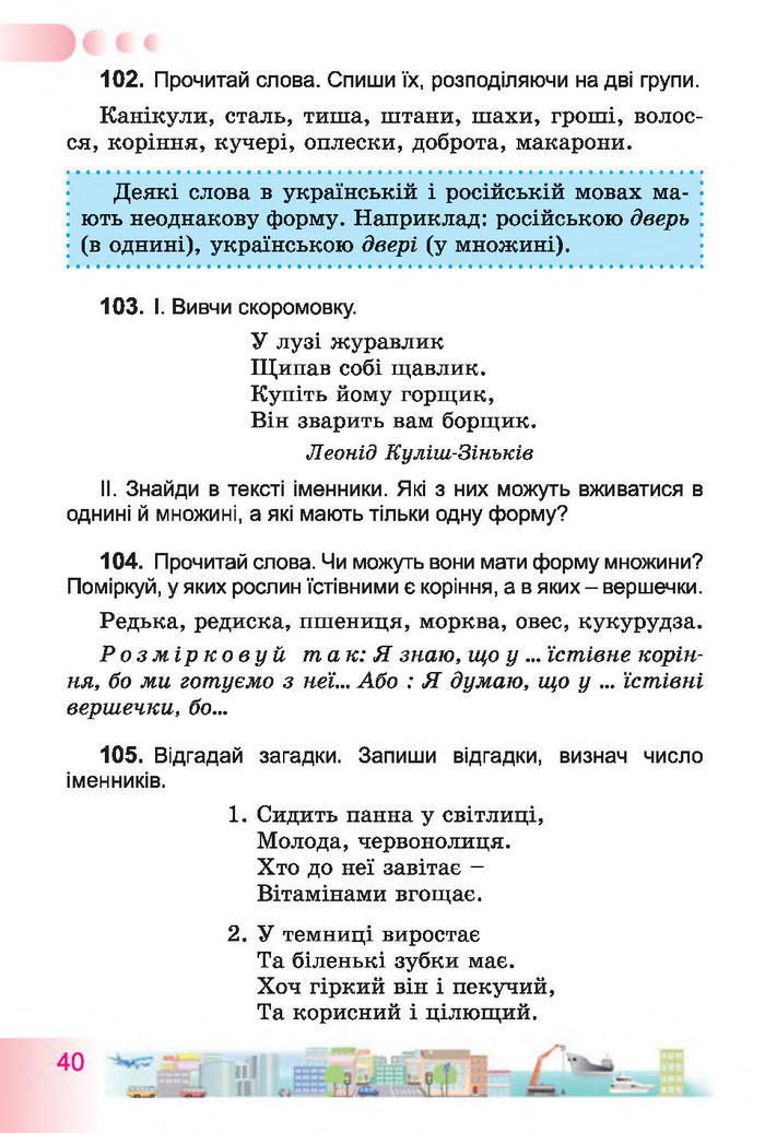 Учебник Українська мова 4 класс Гавриш 2015