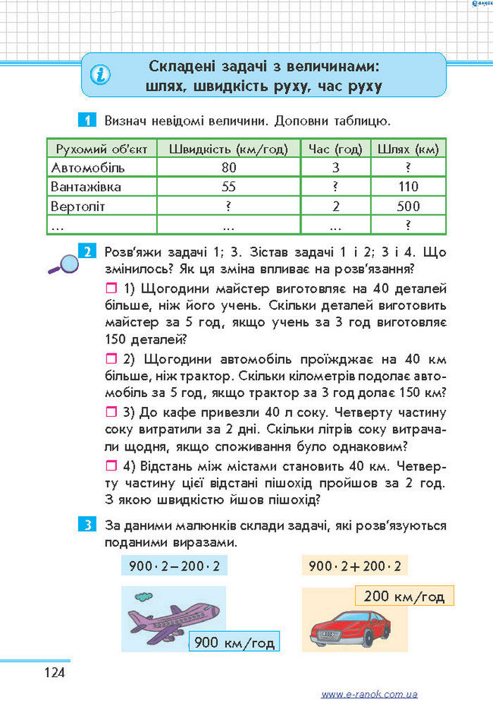 Математика 4 клас Скворцова (1, 2 часть)