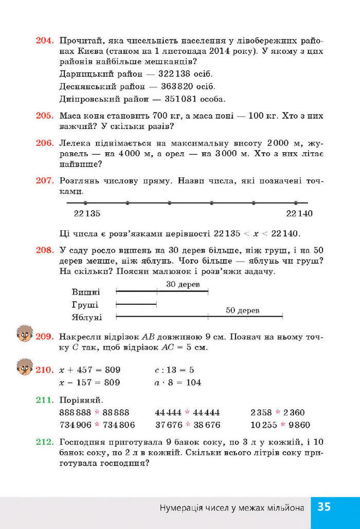 Підручник Математика 4 клас Листопад 2015