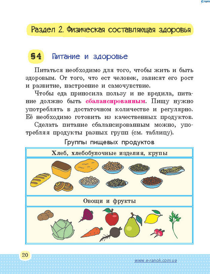 Основы здоровья 4 класс Бойченко (Рус.)