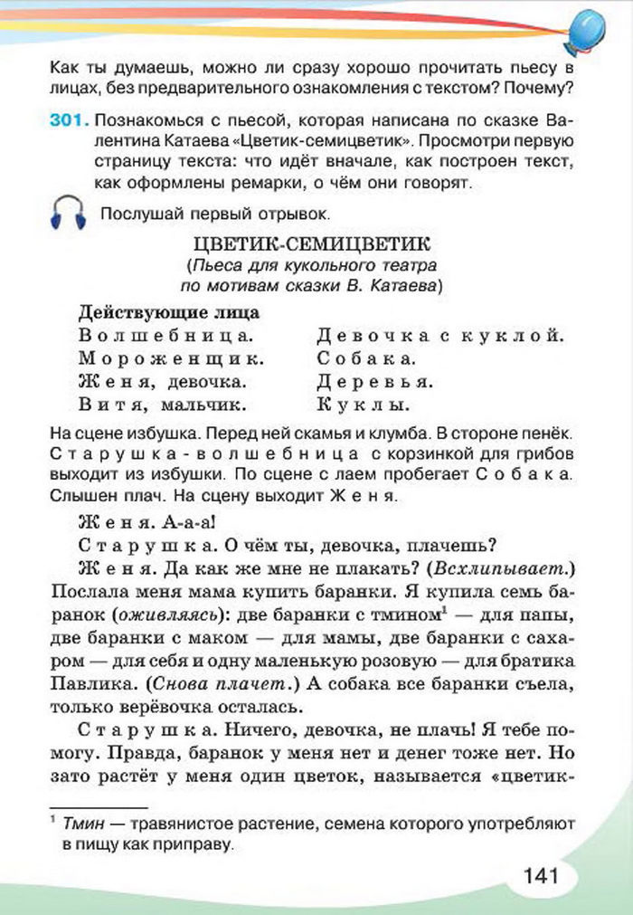 Русский язык 4 класс Лапшина