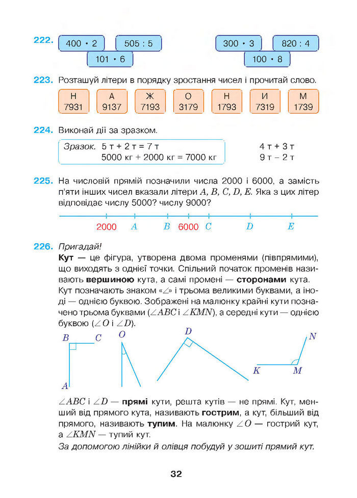 Математика 4 клас Будна