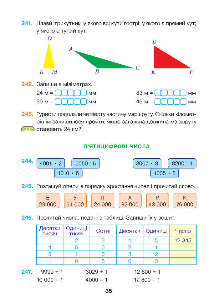 Математика 4 клас Будна