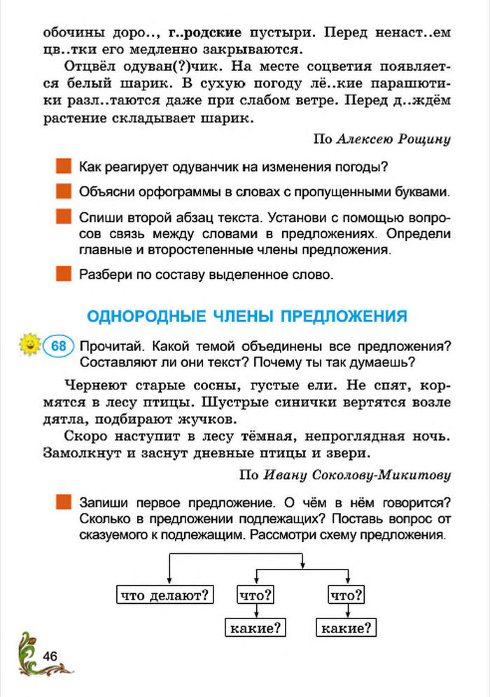 Русский язык 4 класс Сильнова 2015