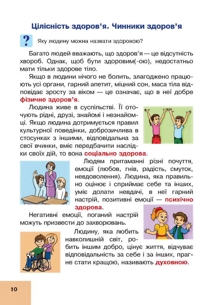 Підручник Основи здоров’я 4 клас Кікінежді