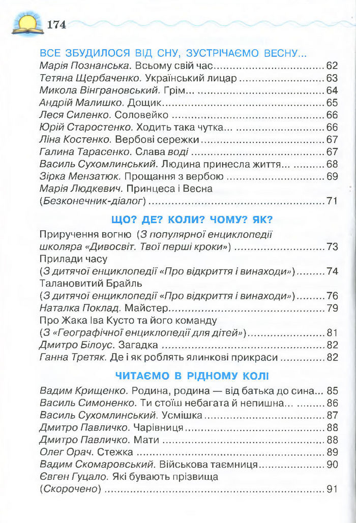 Моя домашня читальня 4 клас Савченко
