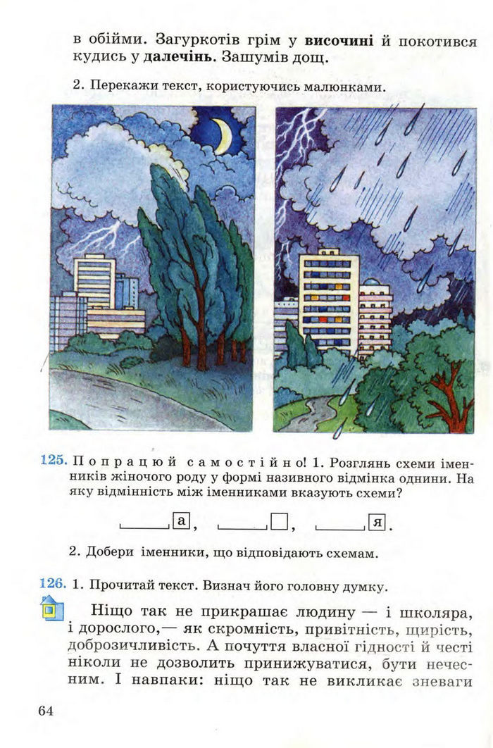 Рідна мова 4 клас Вашуленко. Частина 1
