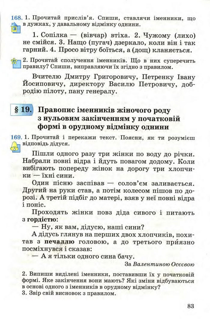 Рідна мова 4 клас Вашуленко. Частина 1