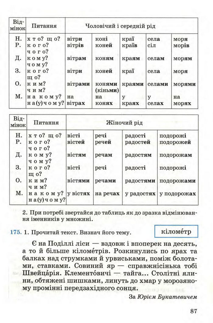 Рідна мова 4 клас Вашуленко. Частина 1