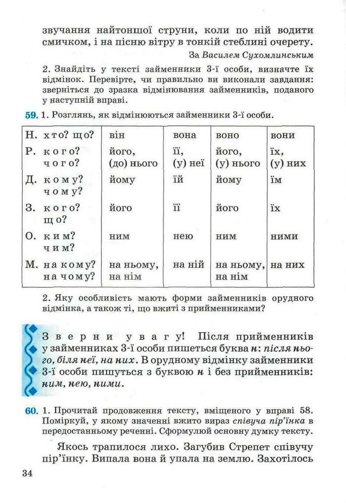 Рідна мова 4 клас Вашуленко. Частина 2 