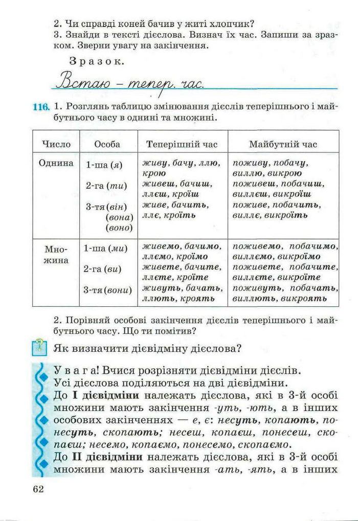 Рідна мова 4 клас Вашуленко. Частина 2 