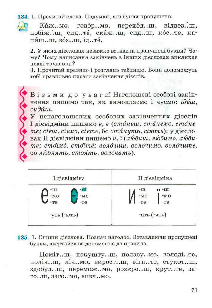 Рідна мова 4 клас Вашуленко. Частина 2 