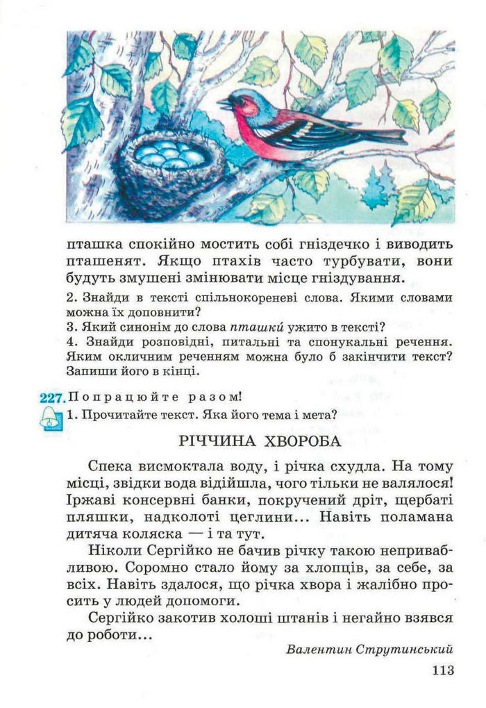 Рідна мова 4 клас Вашуленко. Частина 2 