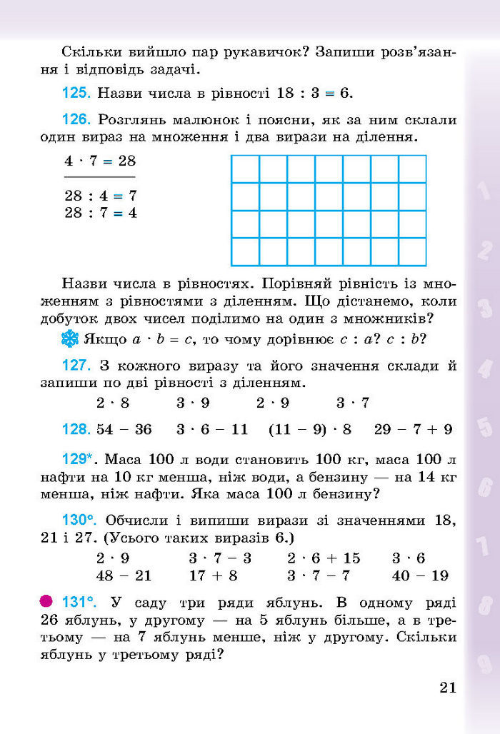 Підручник Математика 3 клас Богданович 2014