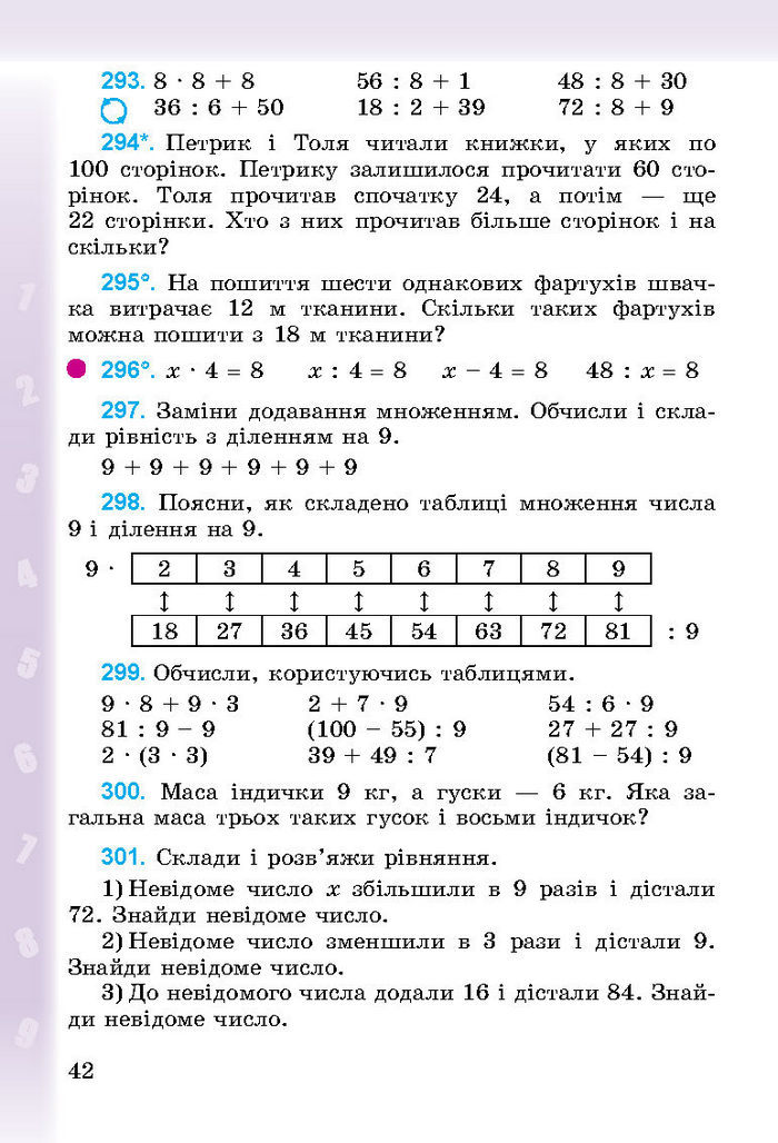 Підручник Математика 3 клас Богданович 2014