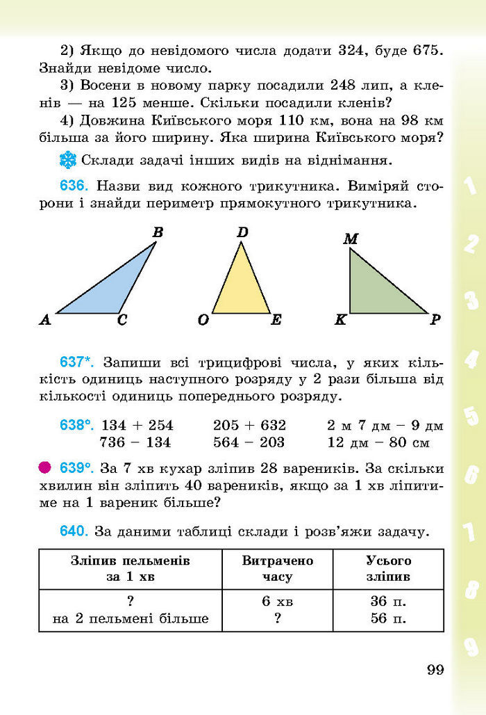 Підручник Математика 3 клас Богданович 2014