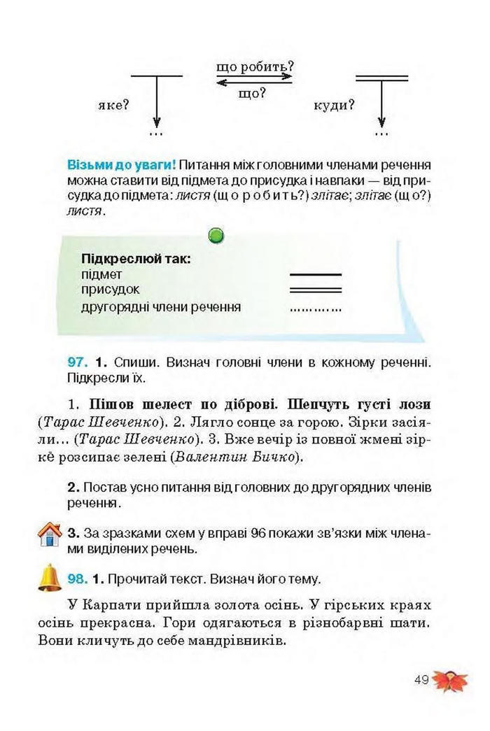 Підручник Українська мова 3 клас Вашуленко