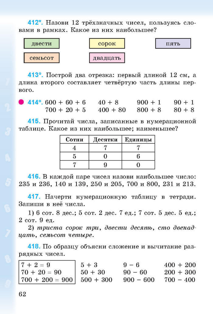 Математика 3 класс Богданович (Рус.)