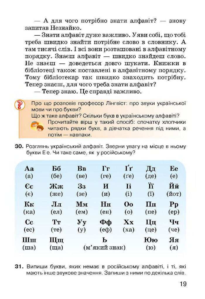 Українська мова 3 класс Хорошковська