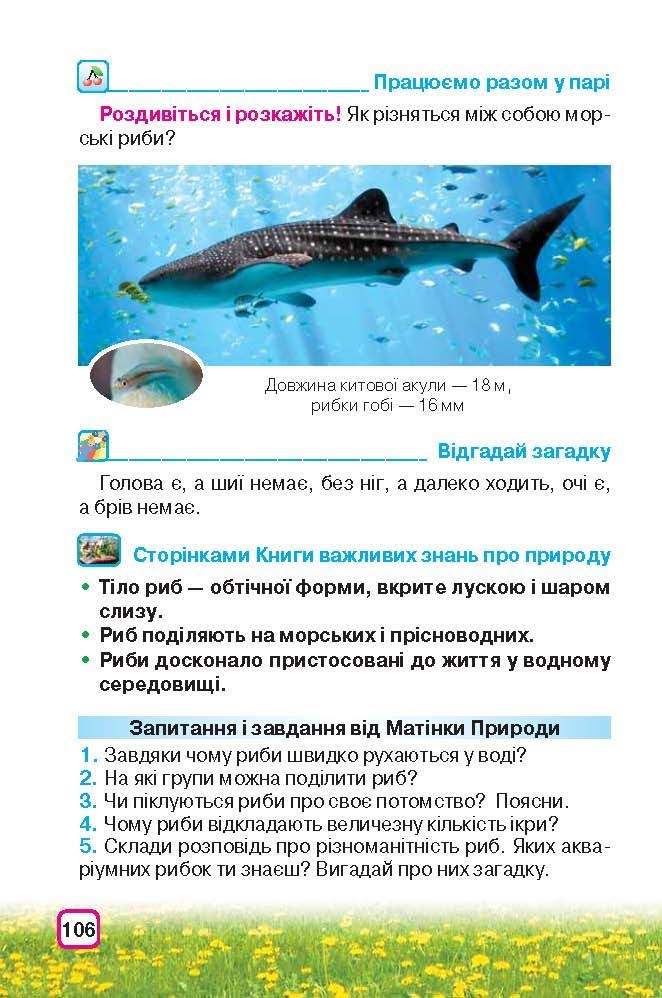 Природознавство 3 клас Грущинська (Укр.)