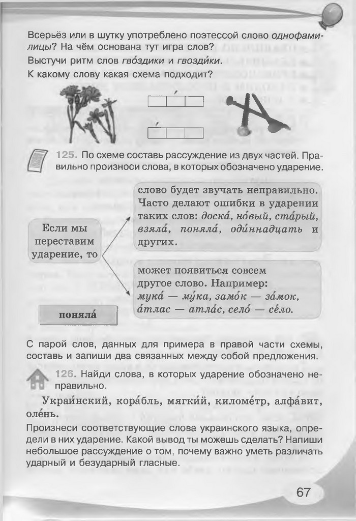 Русский язык 3 клас Лапшина
