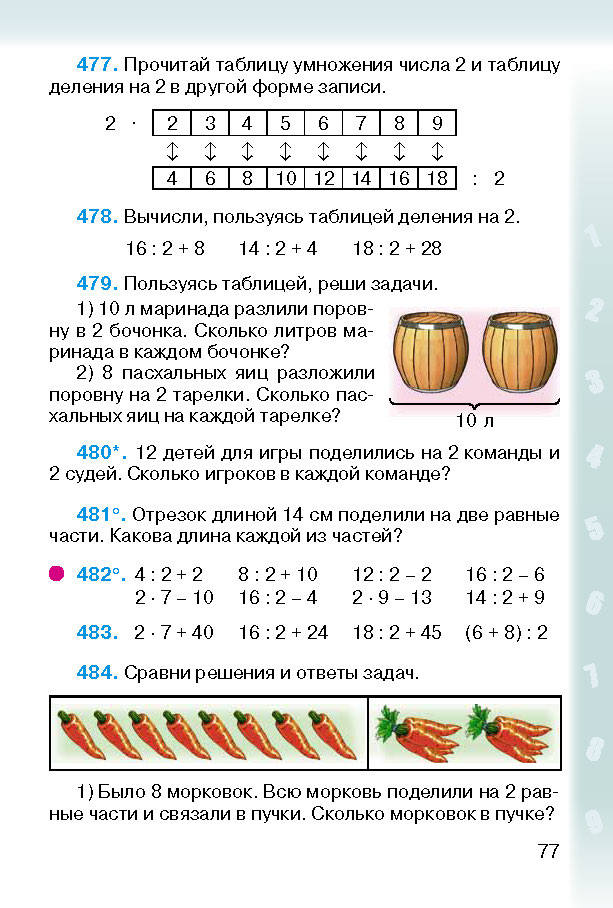 Математика 2 класс Богданович (Рус.)