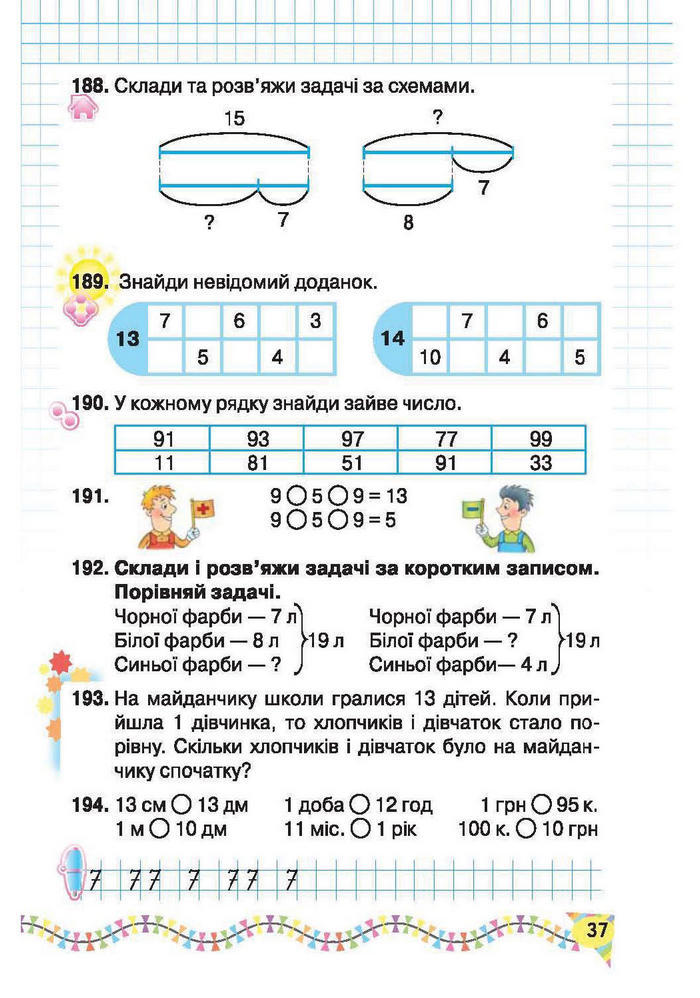 Підручник Математика 2 клас Рівкінд