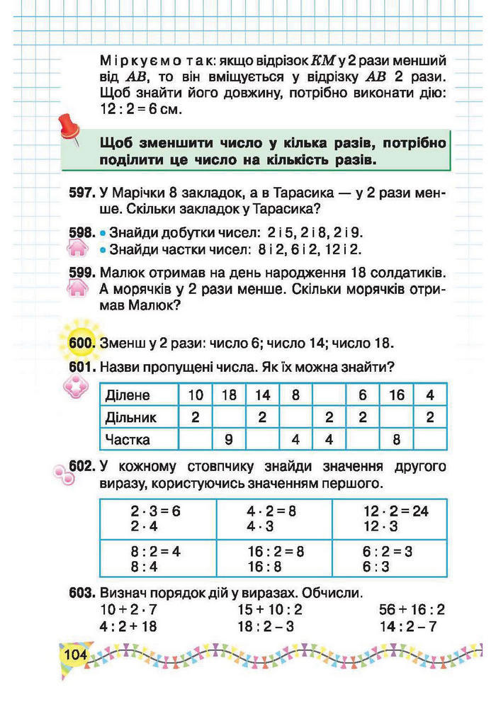 Підручник Математика 2 клас Рівкінд