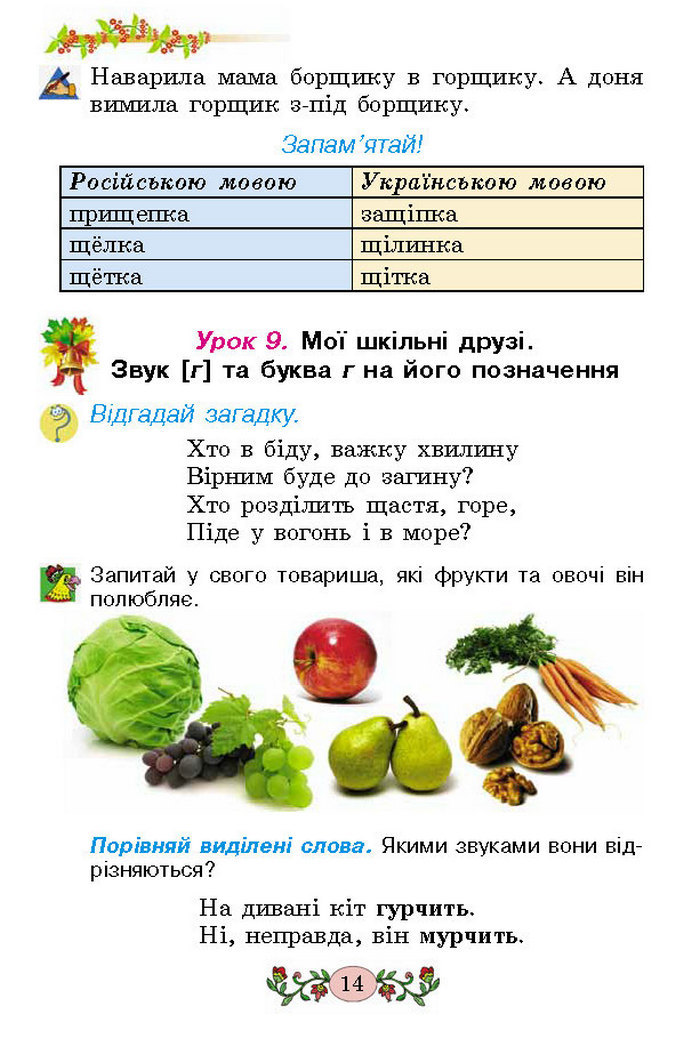 Українська мова 2 клас Гавриш