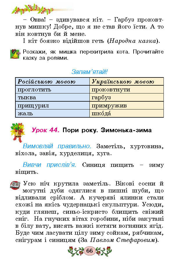 Українська мова 2 клас Гавриш