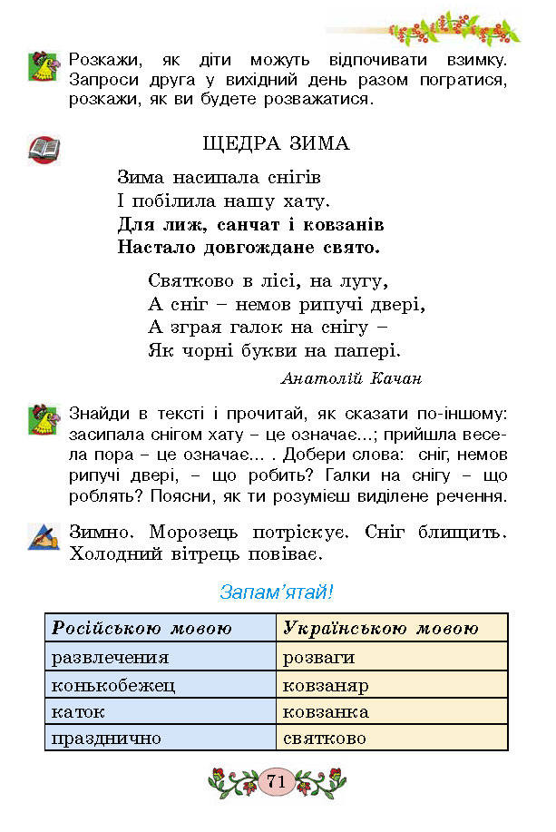 Українська мова 2 клас Гавриш