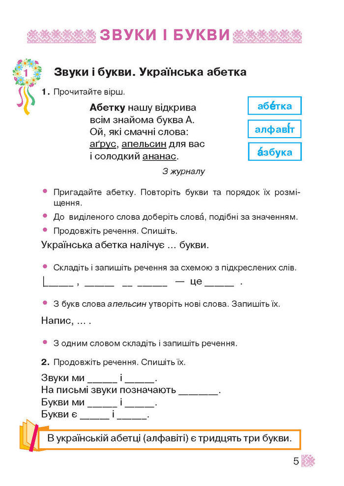 Підручник Українська мова 2 клас Захарійчук