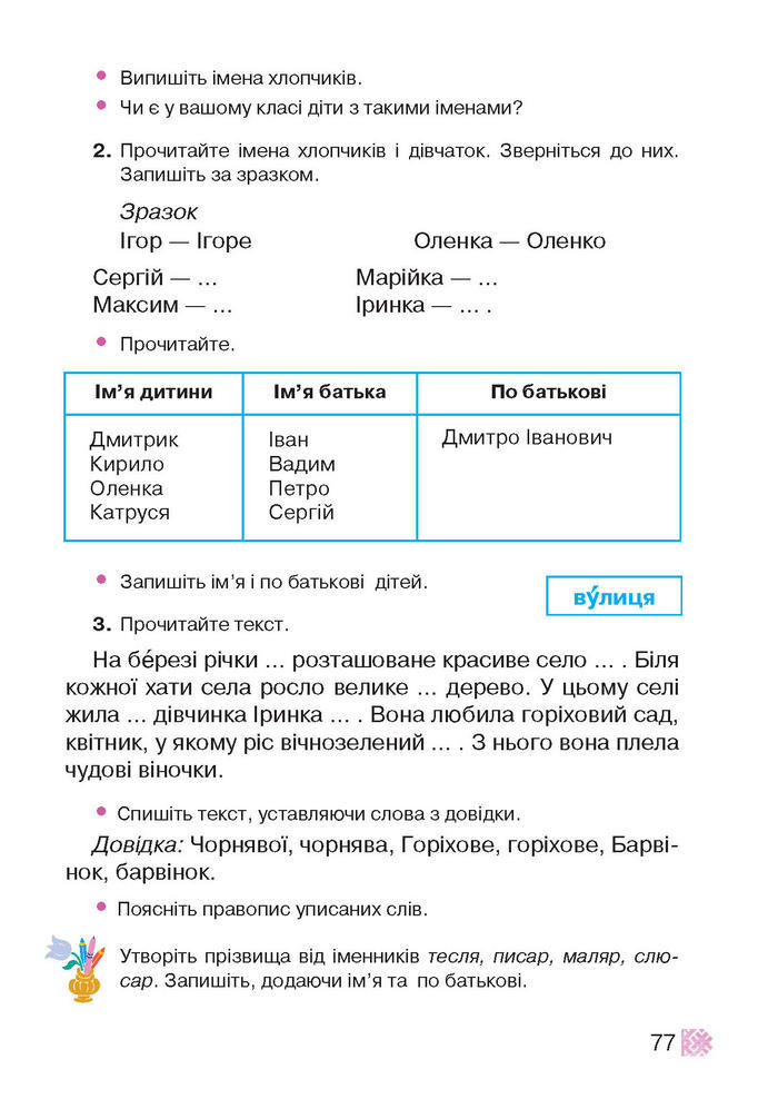 Підручник Українська мова 2 клас Захарійчук