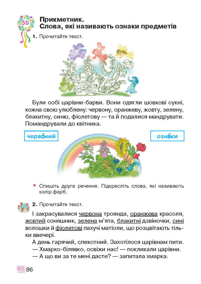 Підручник Українська мова 2 клас Захарійчук