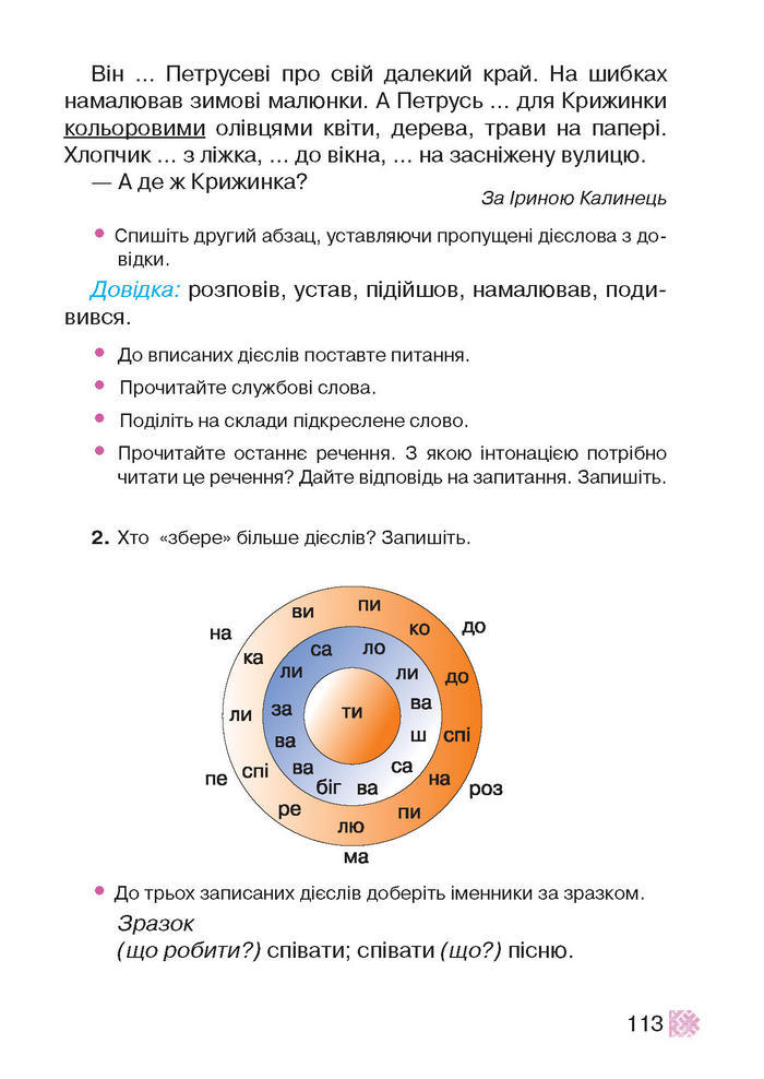 Підручник Українська мова 2 клас Захарійчук
