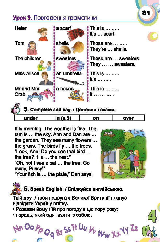 Англійська мова English 2 клас Несвіт