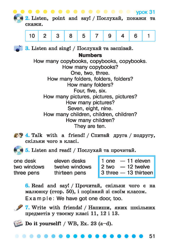 Англійська мова English 2 клас Калініна