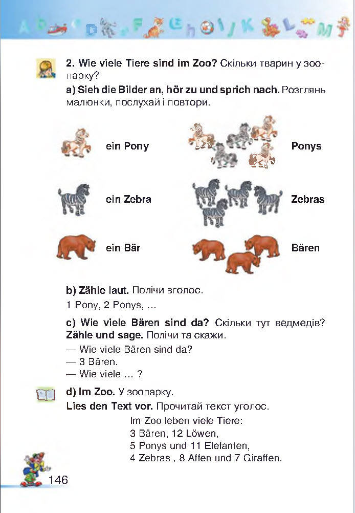 Німецька мова 2 клас Бориско