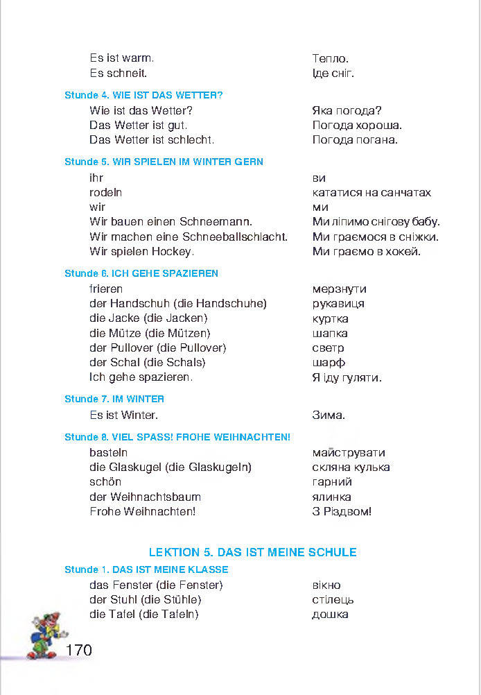 Німецька мова 2 клас Бориско