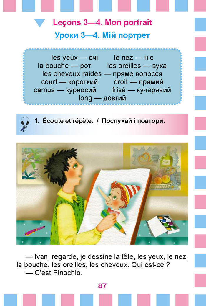 Французька мова 2 клас Клименко