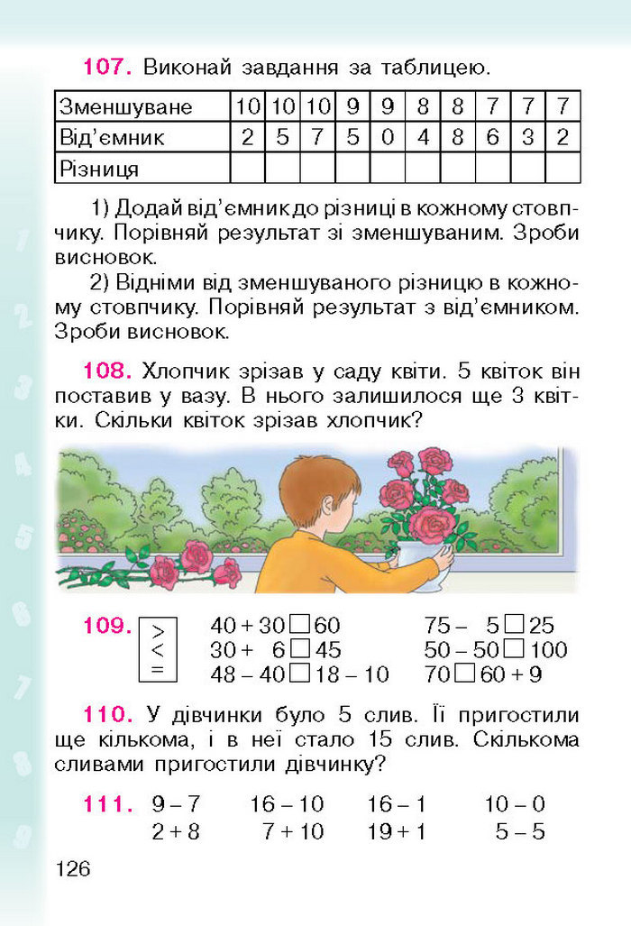 Підручник Математика 1 клас Богданович (Укр.)