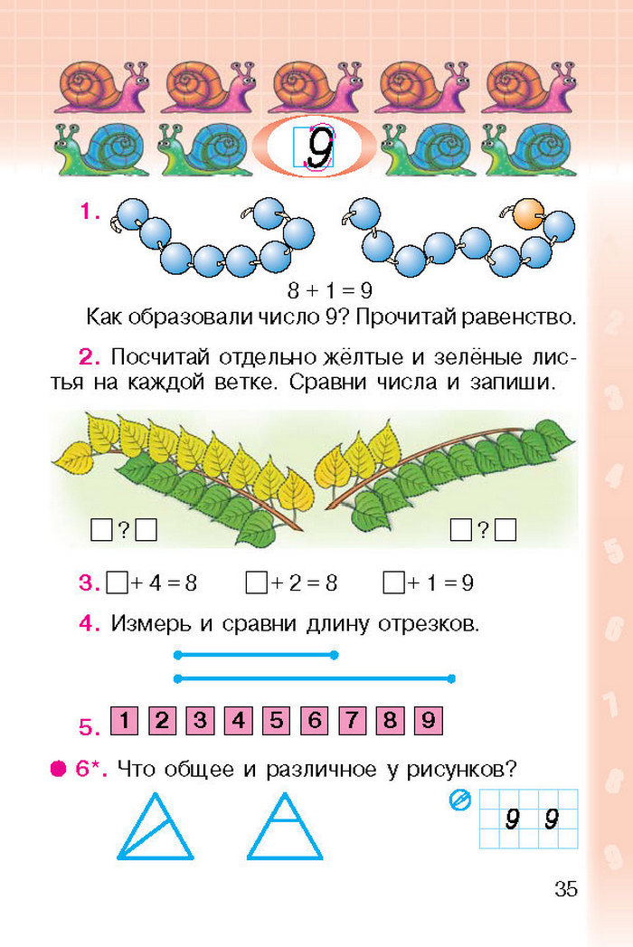 Математика 1 класс Богданович (Рус.)