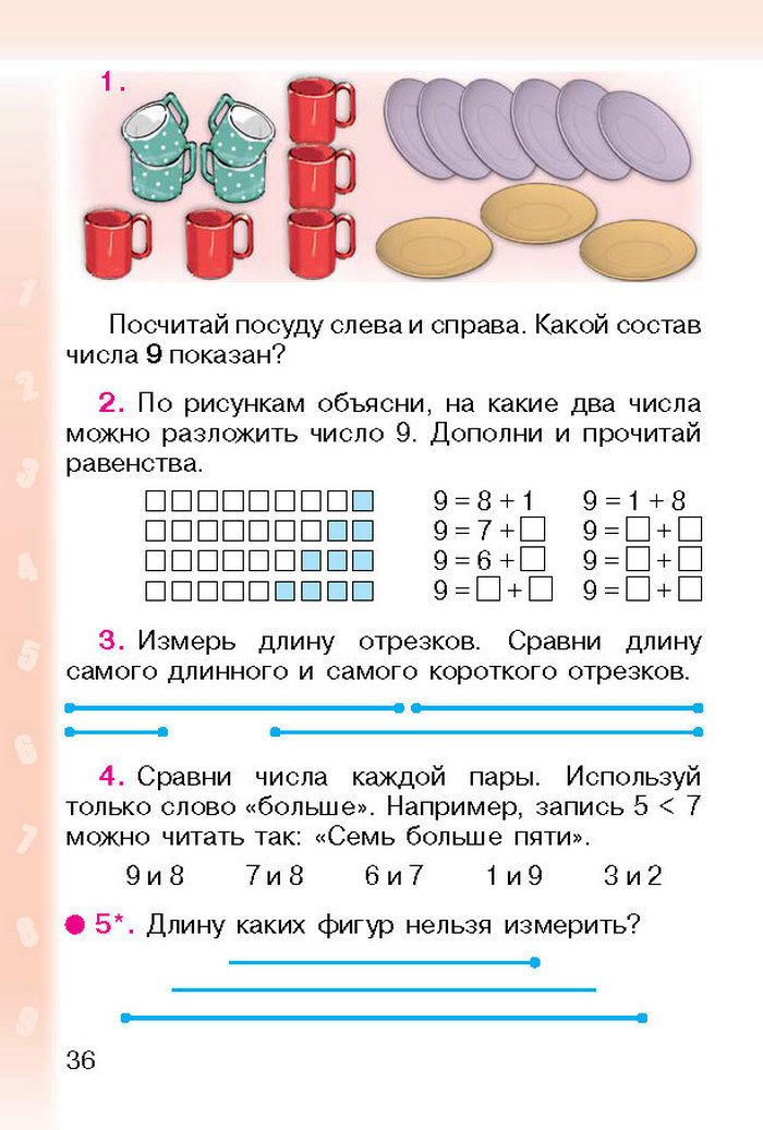 Математика 1 класс Богданович (Рус.)