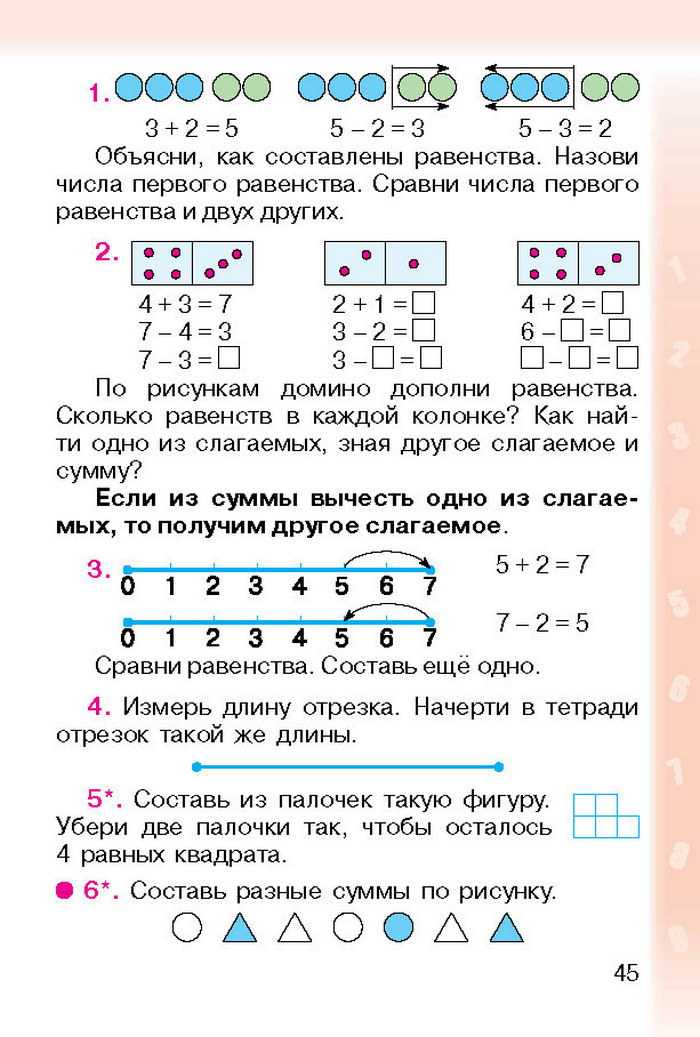 Математика 1 класс Богданович (Рус.)