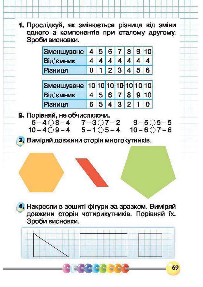 Підручник Математика 1 клас Рівкінд