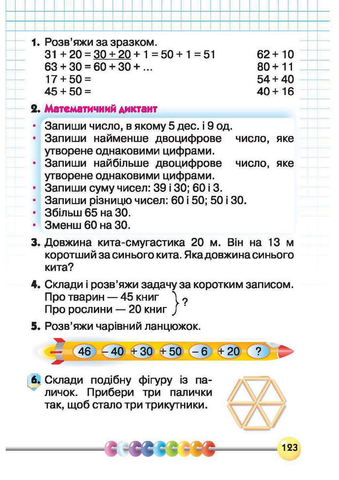 Підручник Математика 1 клас Рівкінд