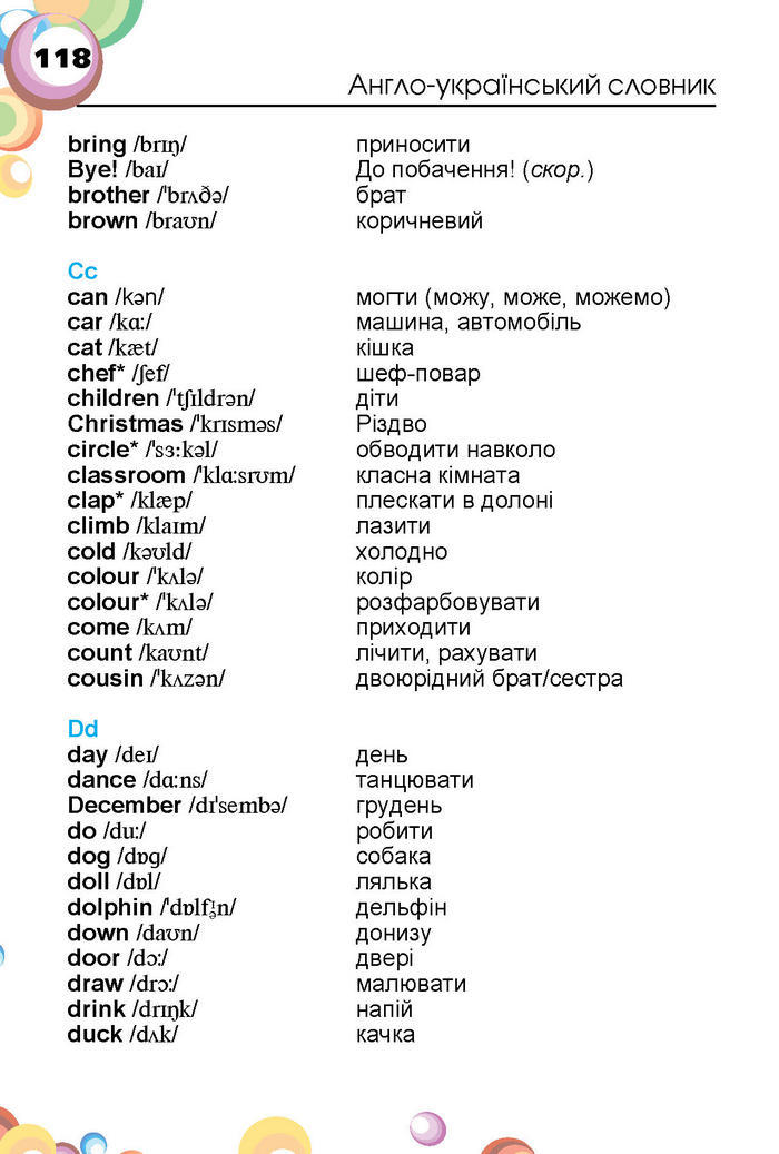 Підручник Англійська мова 1 клас Несвіт